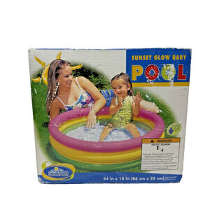 2009 Intex The Wet Set Sunset Glow Pool 18 Gallon Brand New In Box 34"x10”